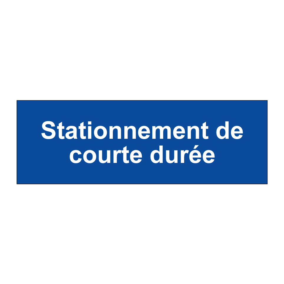 Stationnement de courte durée