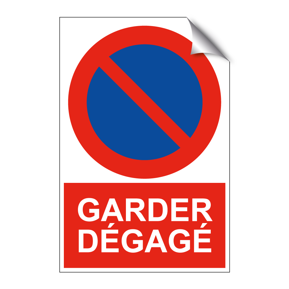 Garder dégagé