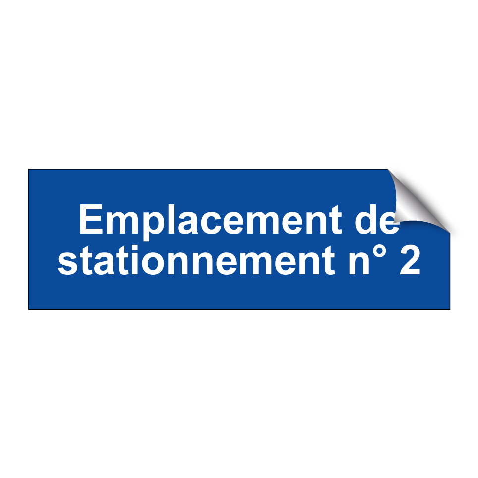 Emplacement de stationnement n° 2