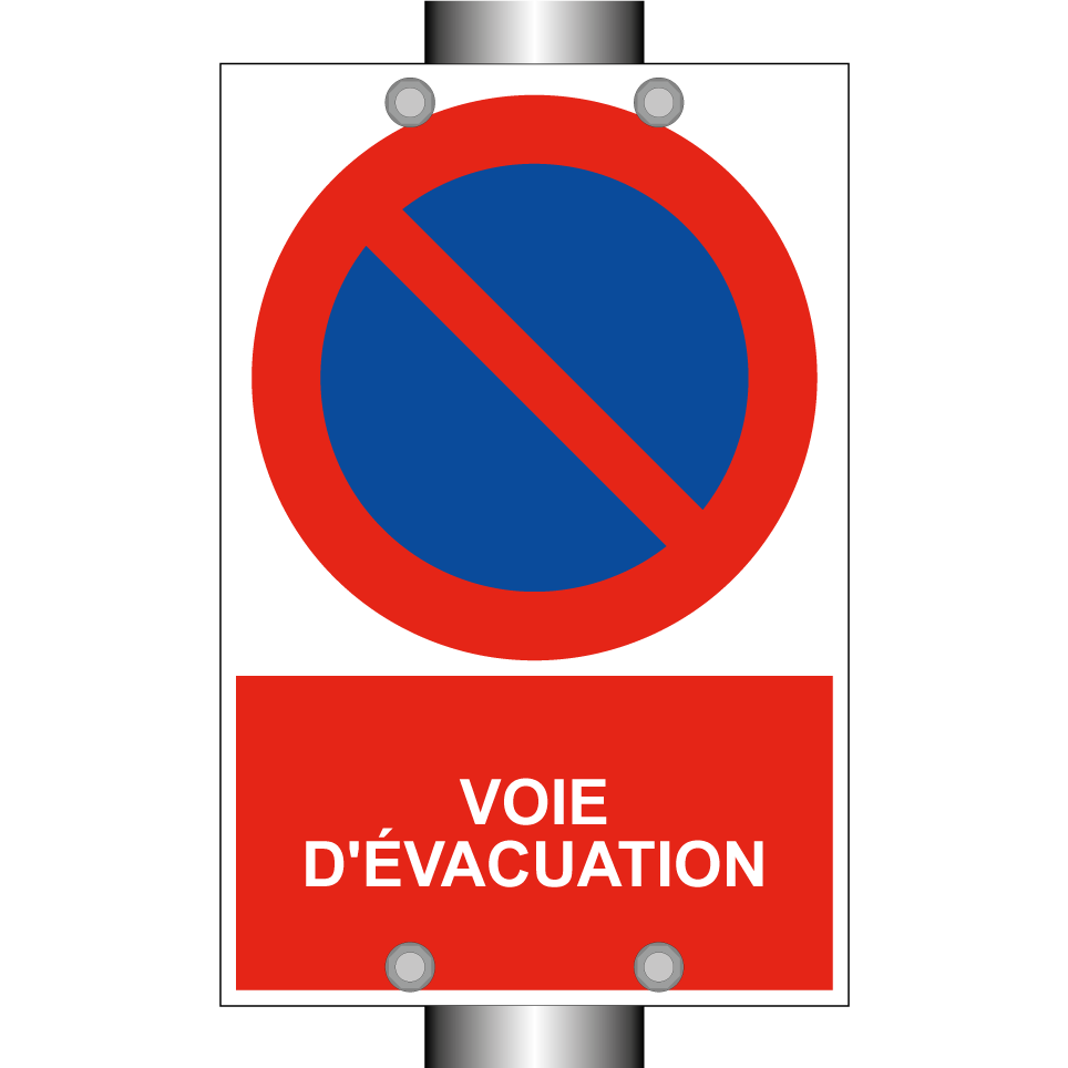 Voie d'évacuation