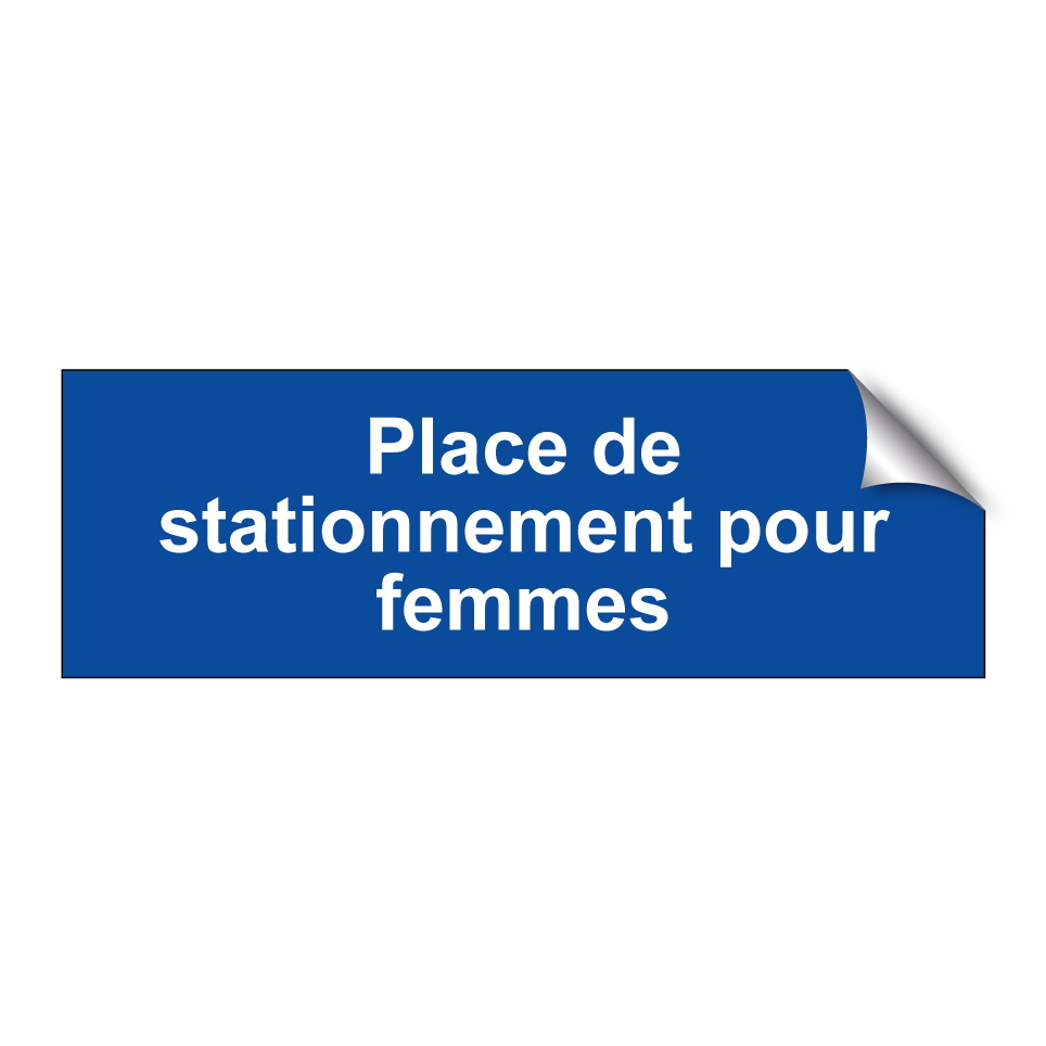 Place de stationnement pour femmes