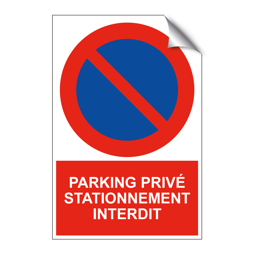 Parking privé stationnement interdit