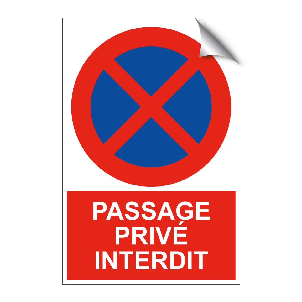 Passage privé interdit