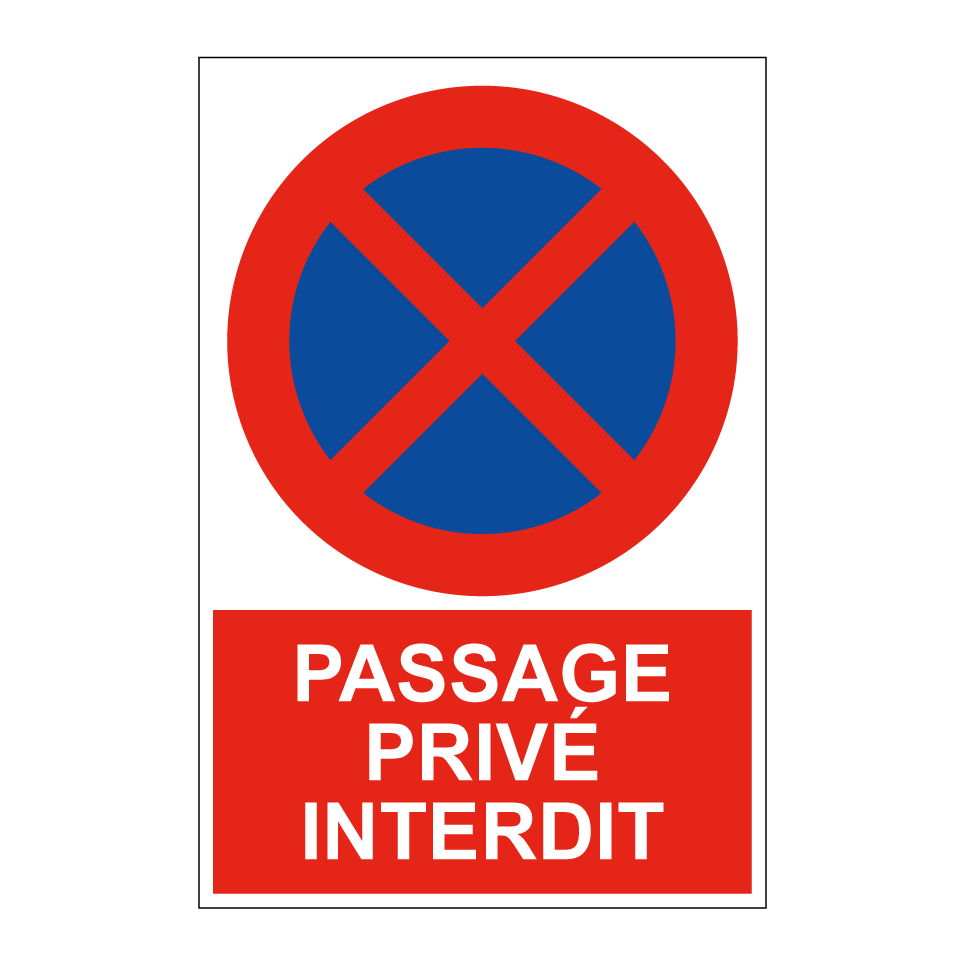 Passage privé interdit