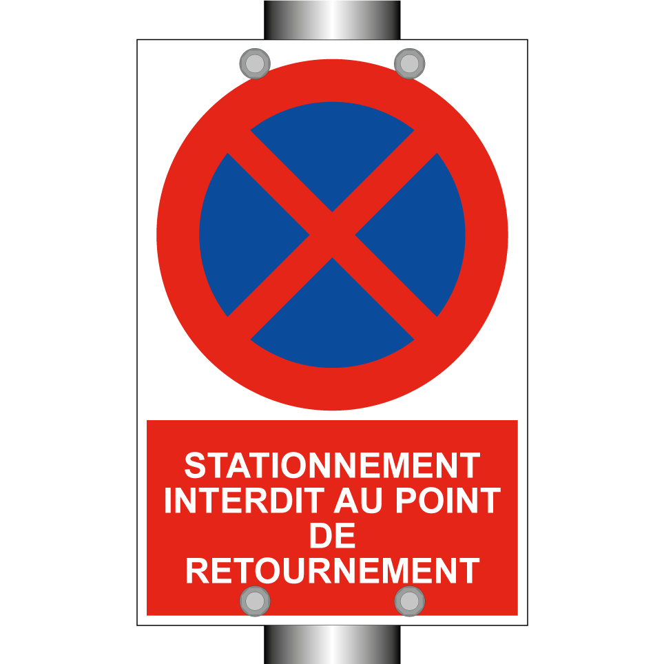 Stationnement interdit au point de retournement