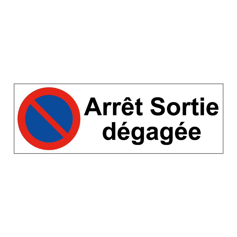 Arrêt Sortie dégagée