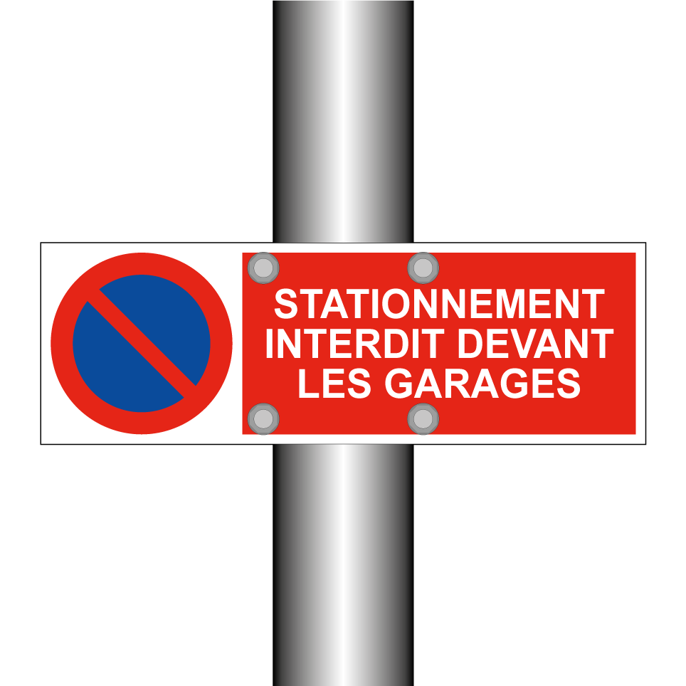 Stationnement interdit devant les garages