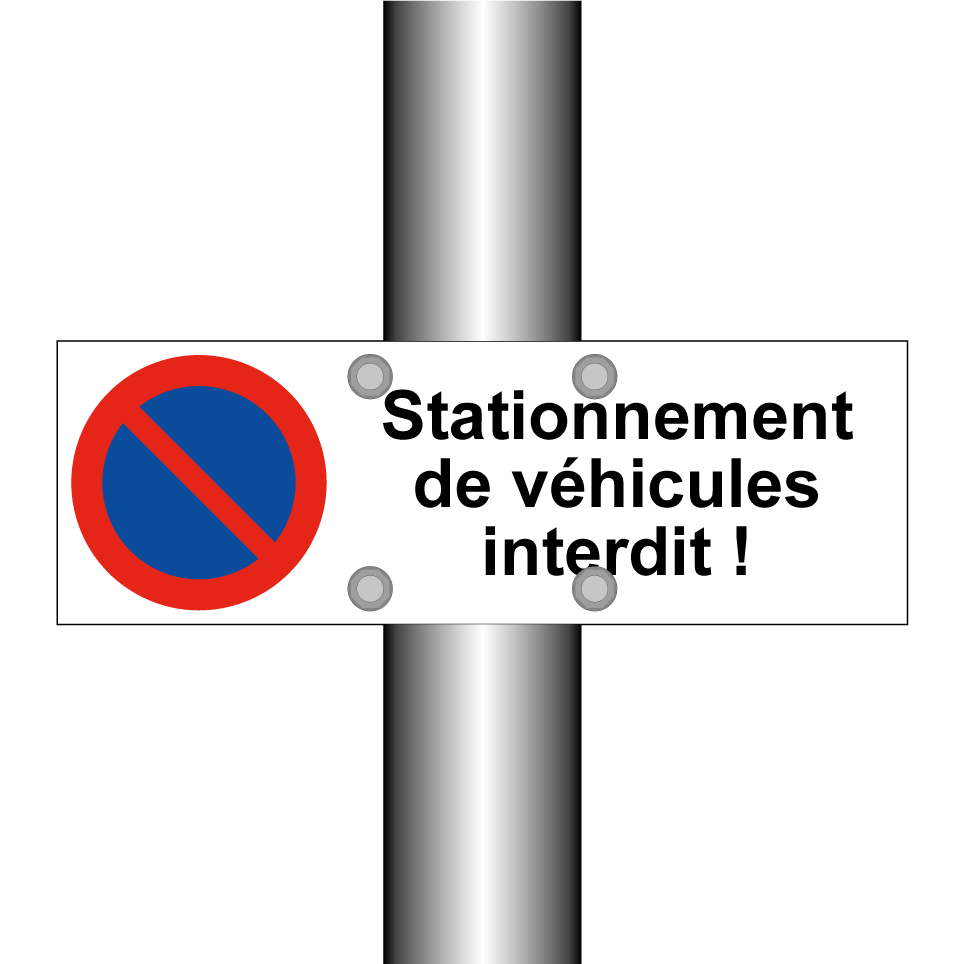Stationnement de véhicules interdit !