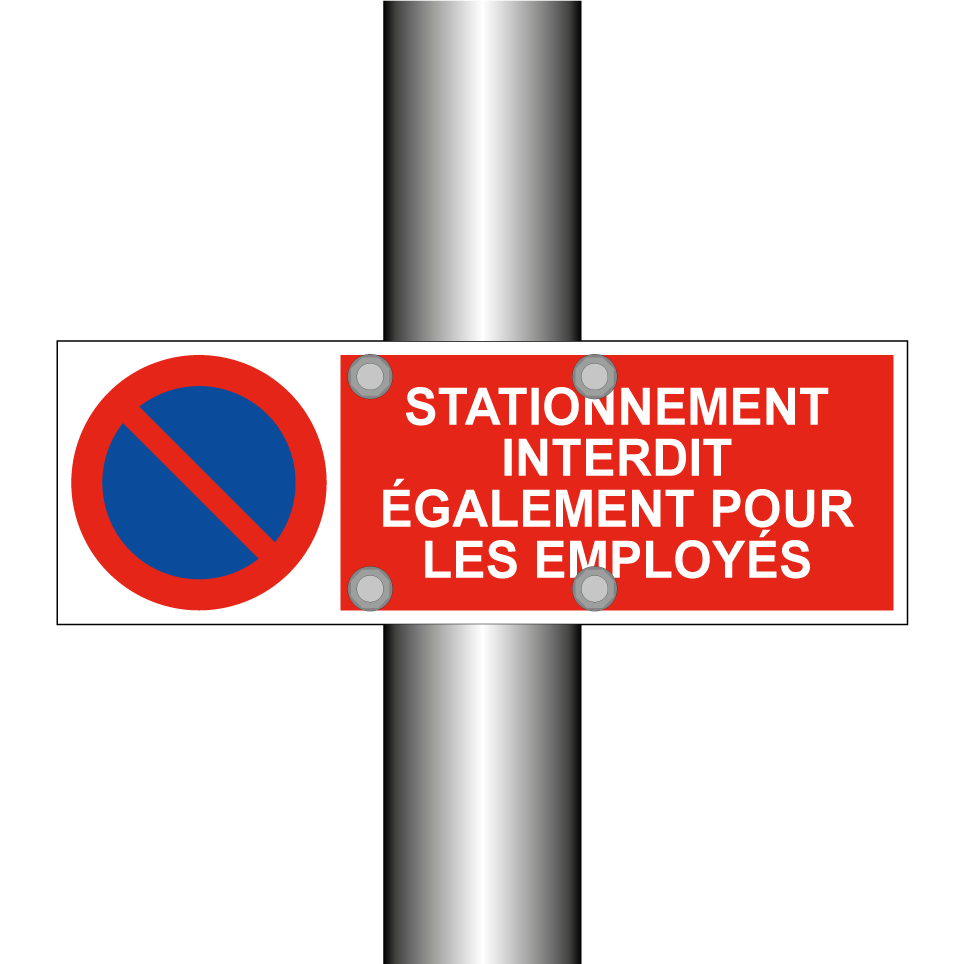 Stationnement interdit également pour les employés