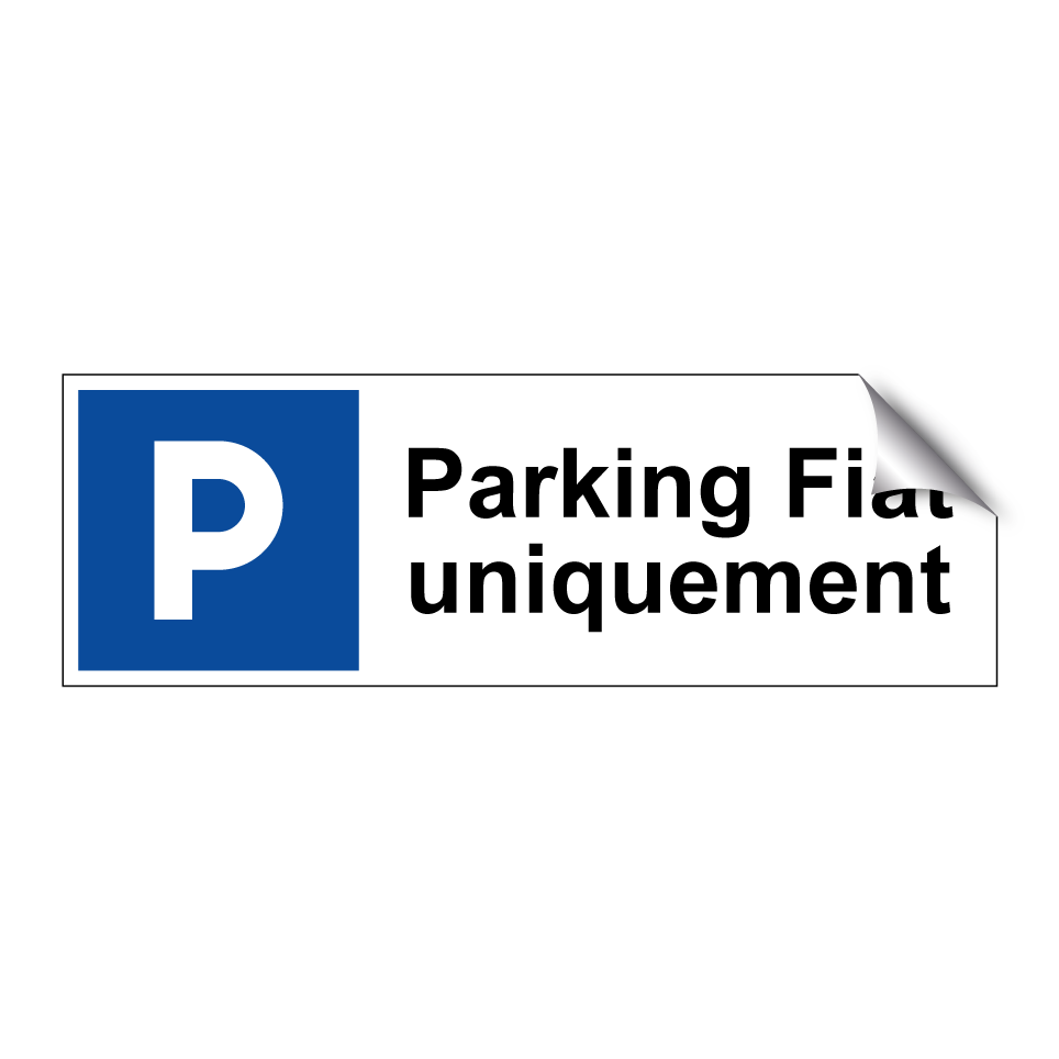 Parking Fiat uniquement