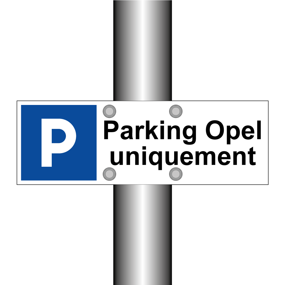 Parking Opel uniquement