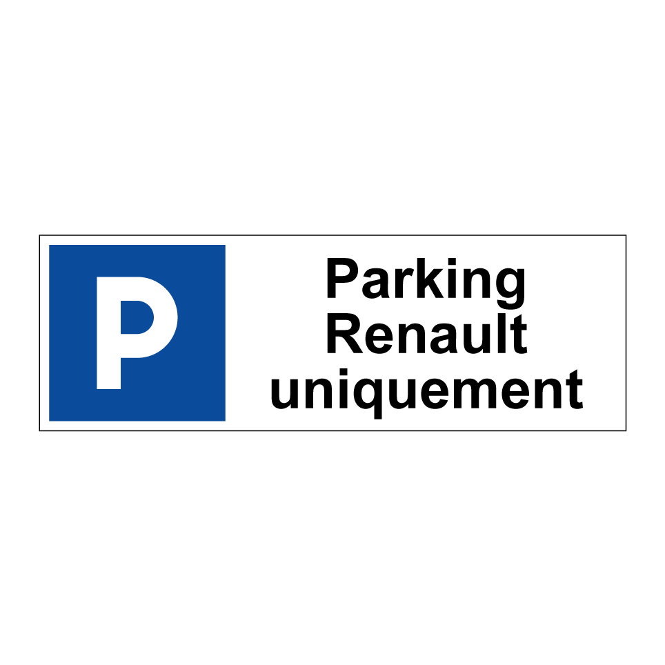 Parking Renault uniquement