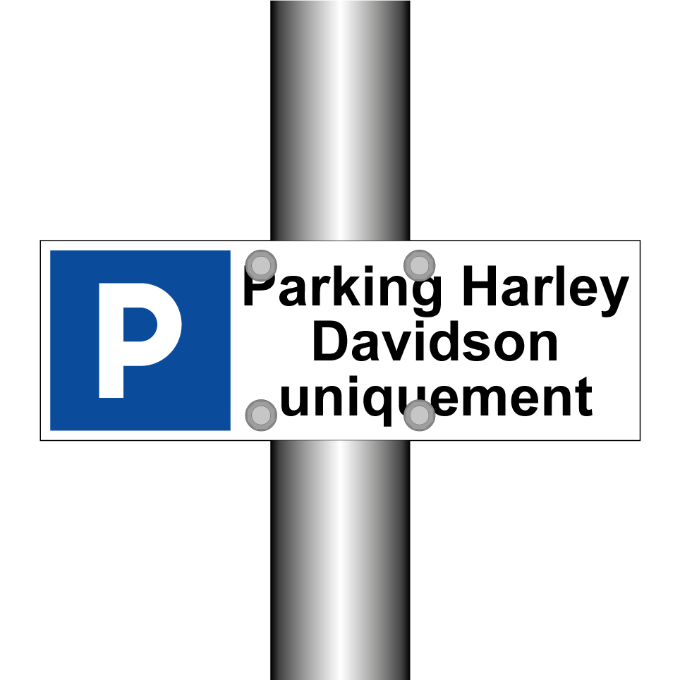 Parking Harley Davidson uniquement