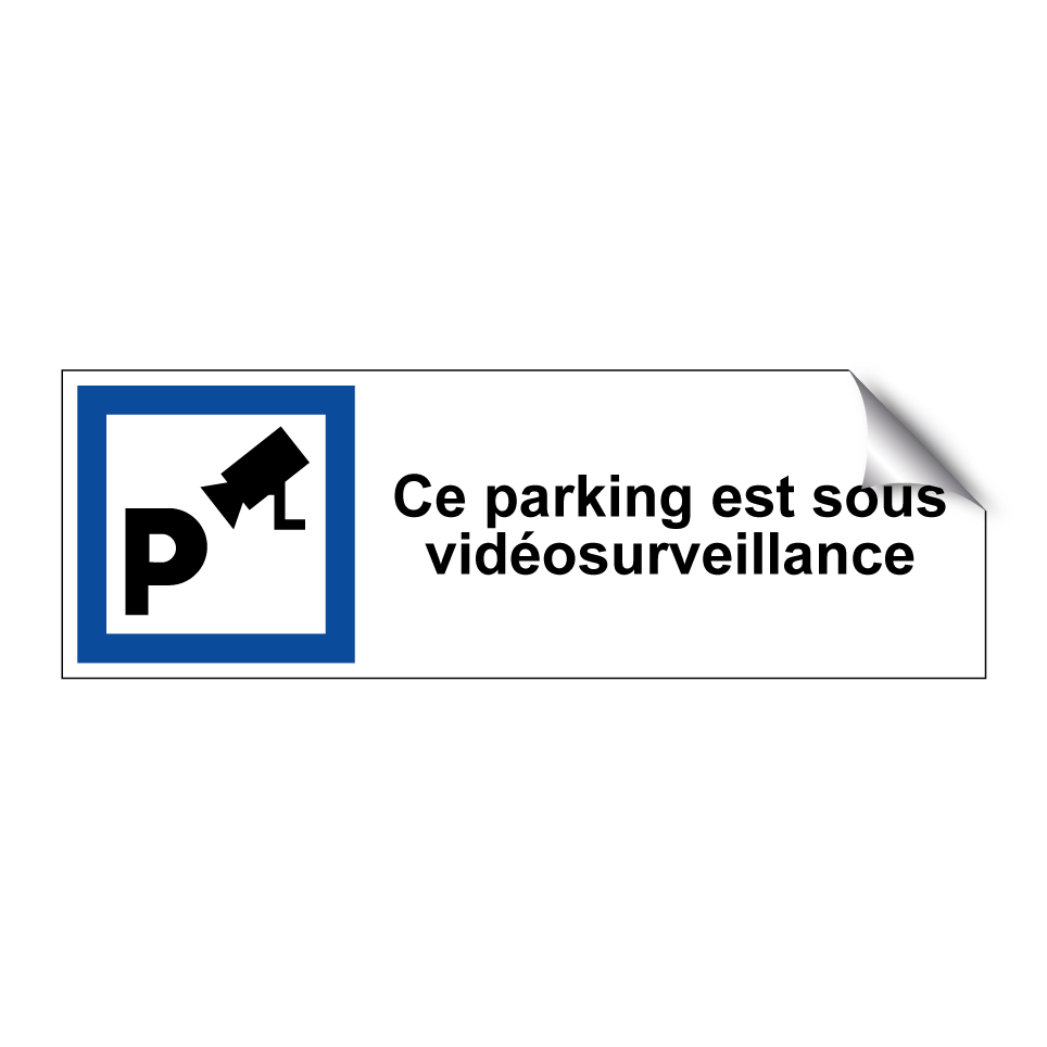 Ce parking est sous vidéosurveillance