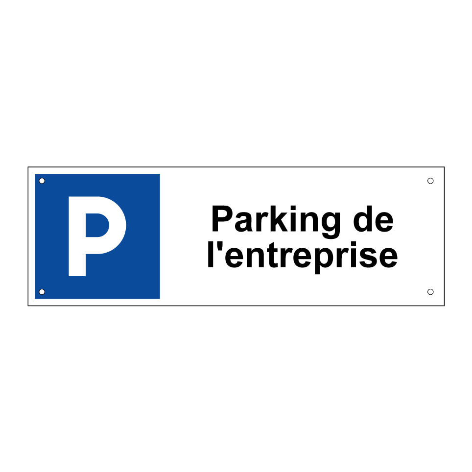 Parking de l'entreprise