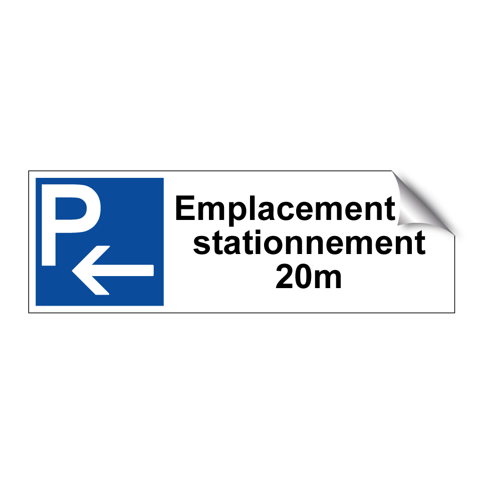 Emplacement de stationnement 20m
