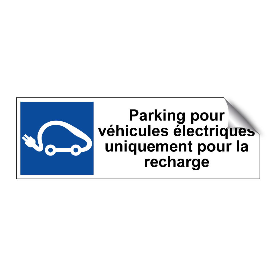 Parking pour véhicules électriques uniquement pour la recharge