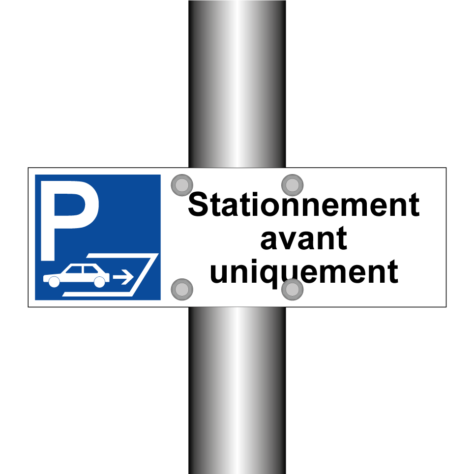 Stationnement avant uniquement