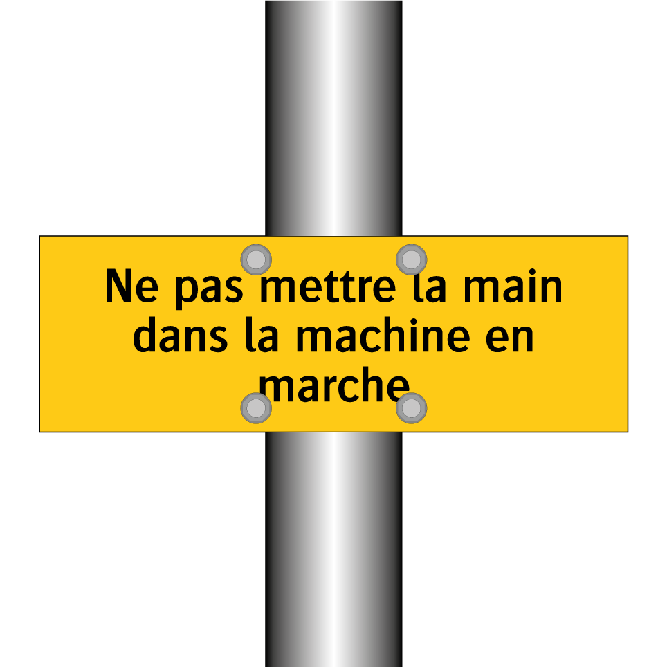 Ne pas mettre la main dans la machine en marche