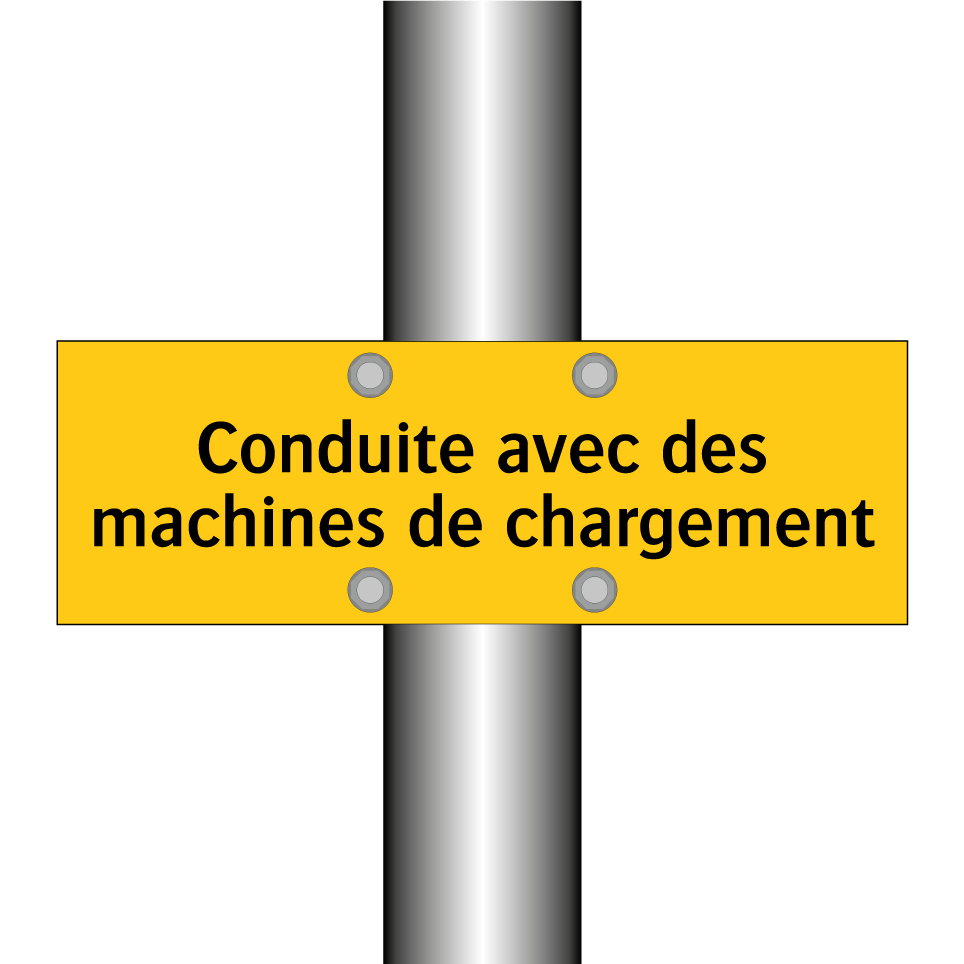 Conduite avec des machines de chargement