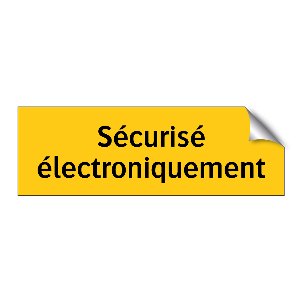 Sécurisé électroniquement