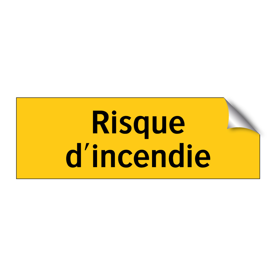 Risque d'incendie