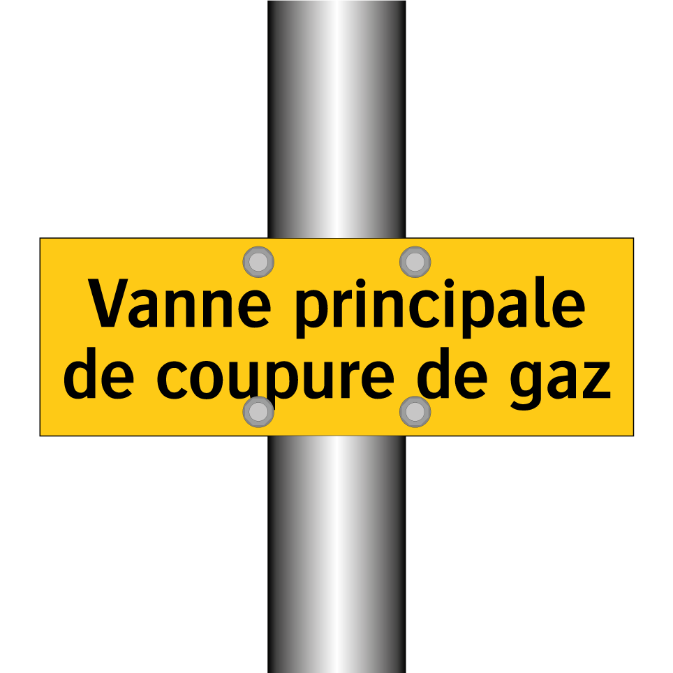Vanne principale de coupure de gaz