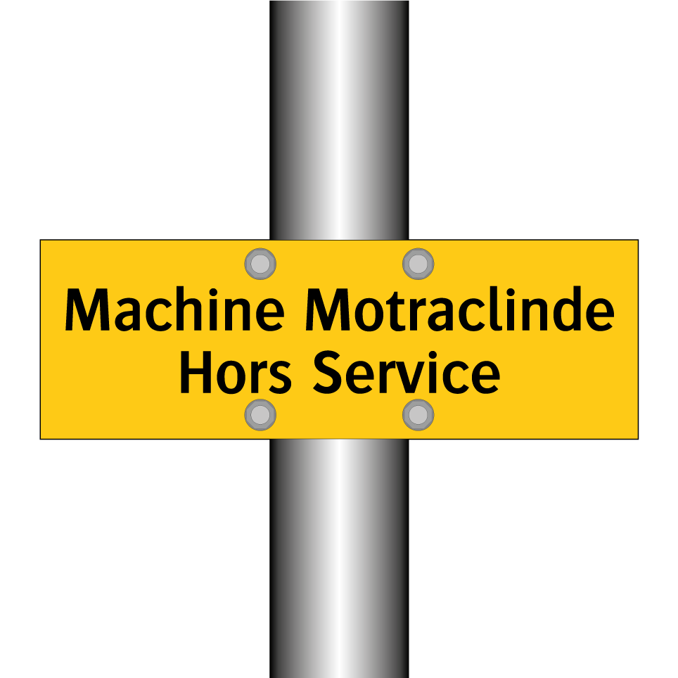 Machine Motraclinde Hors Service