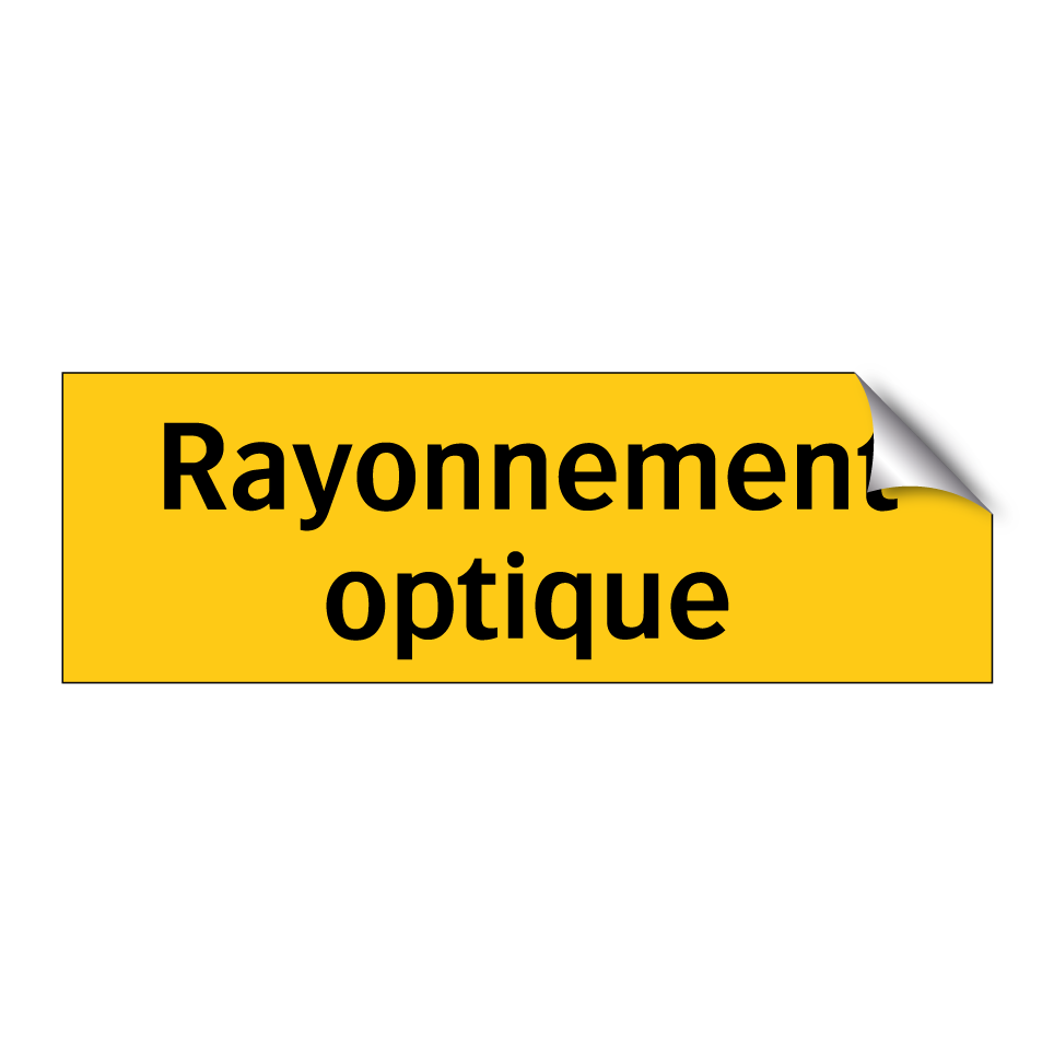 Rayonnement optique