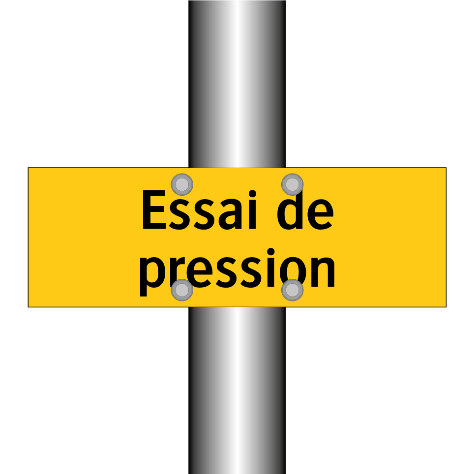 Essai de pression