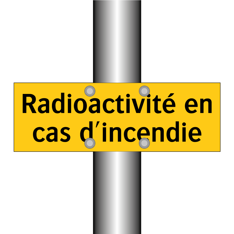 Radioactivité en cas d'incendie
