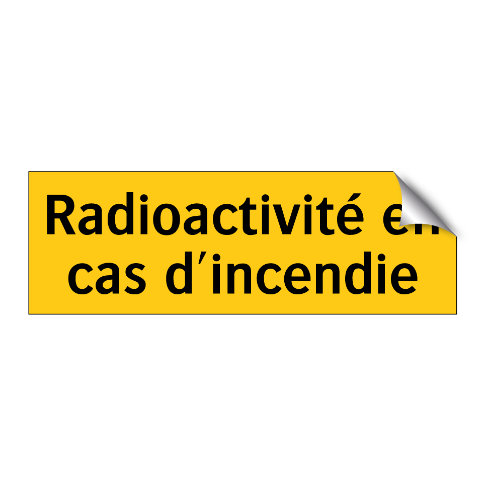 Radioactivité en cas d'incendie