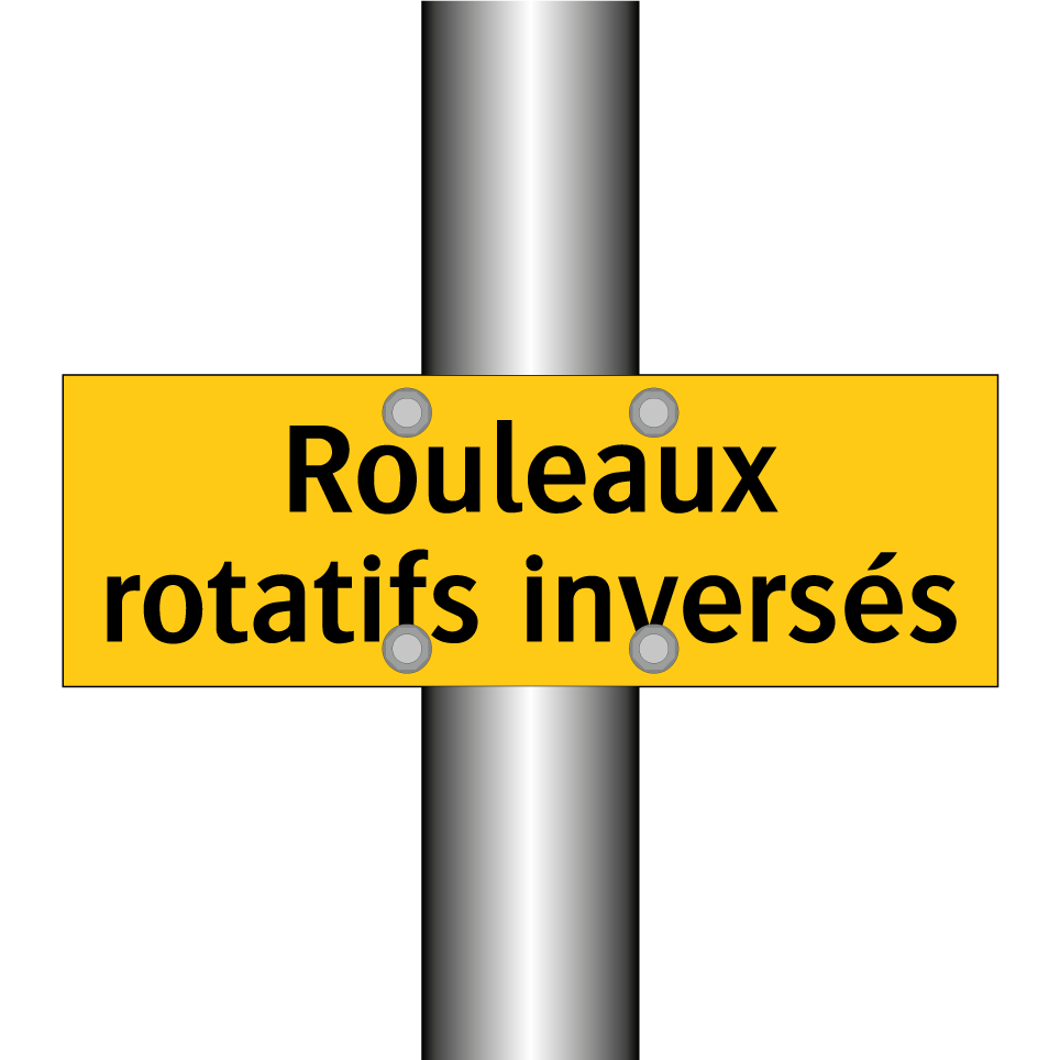 Rouleaux rotatifs inversés
