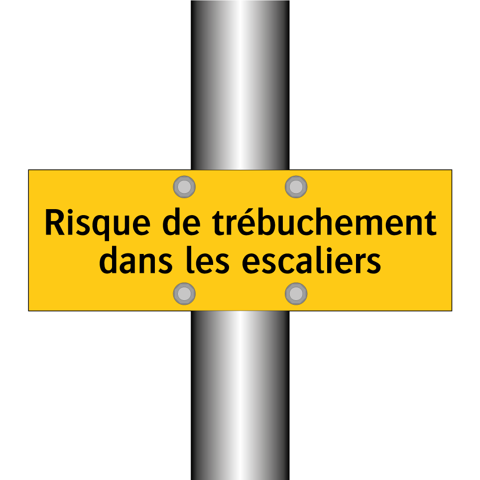 Risque de trébuchement dans les escaliers
