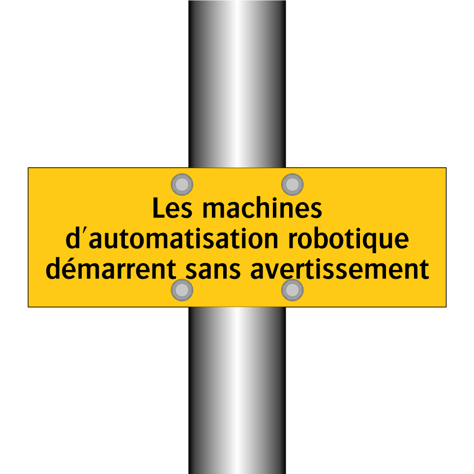 Les machines d'automatisation robotique démarrent sans avertissement