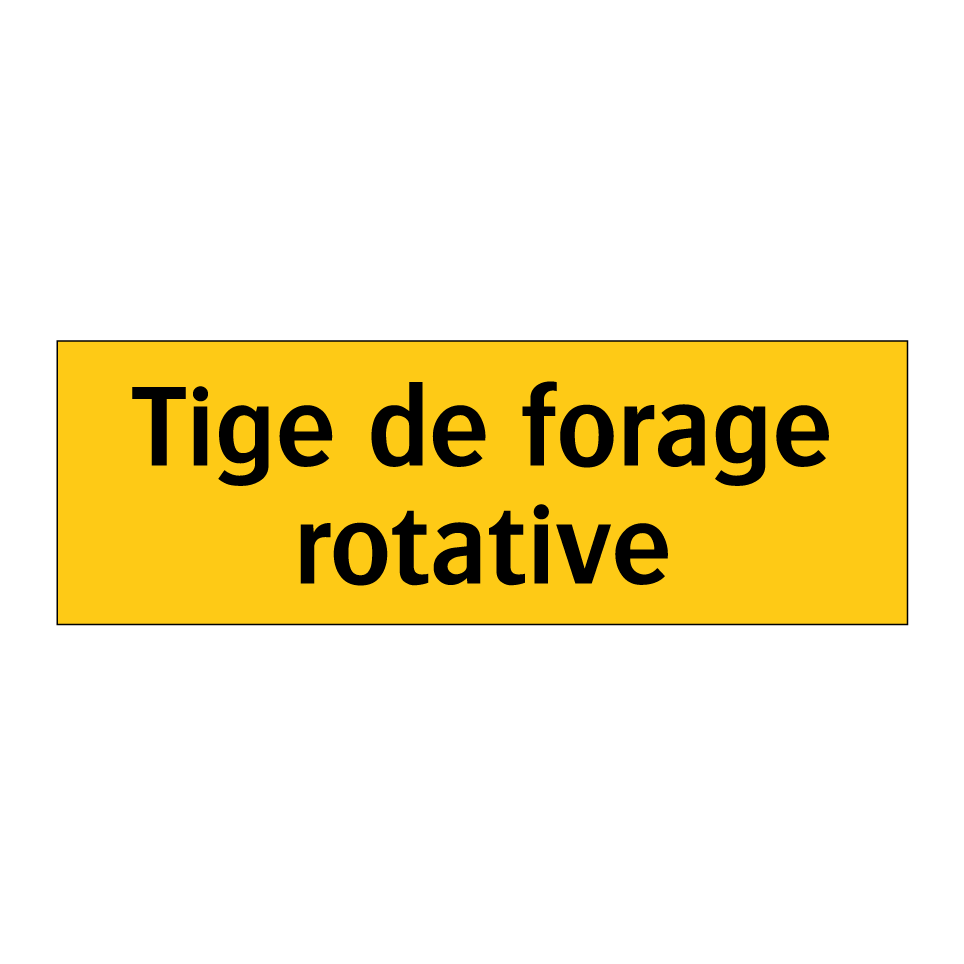 Tige de forage rotative