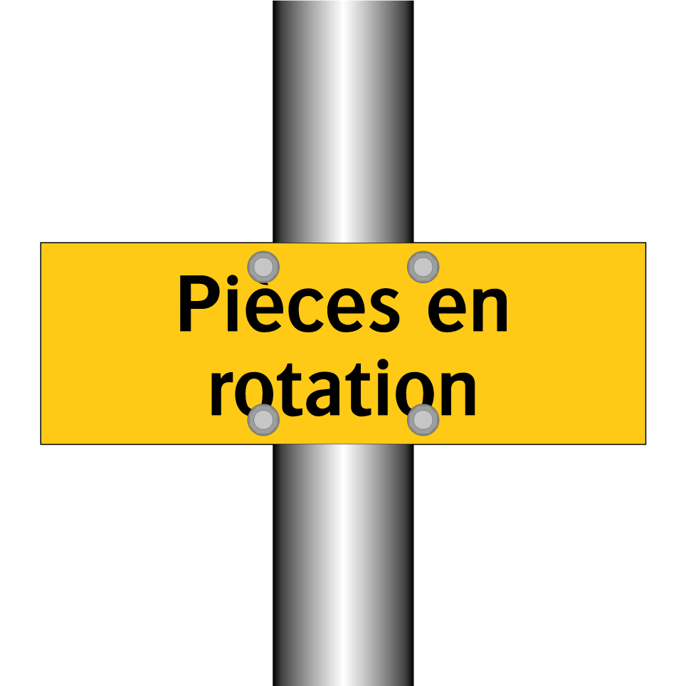 Pièces en rotation