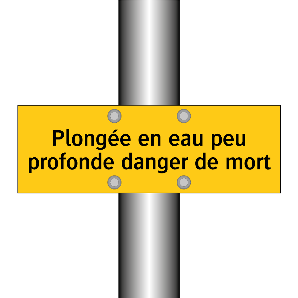 Plongée en eau peu profonde danger de mort
