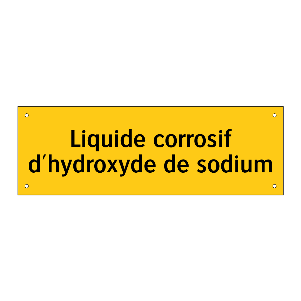 Liquide corrosif d'hydroxyde de sodium
