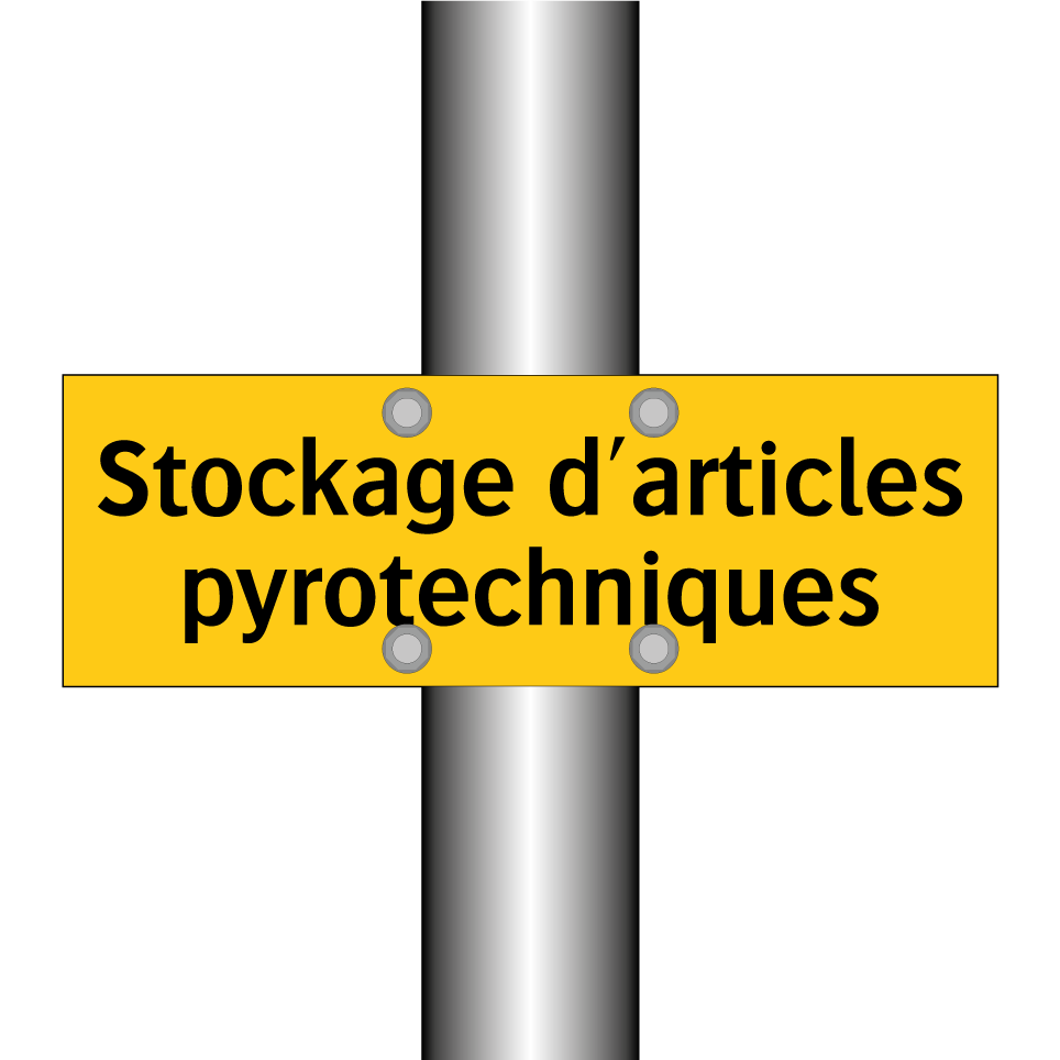 Stockage d'articles pyrotechniques