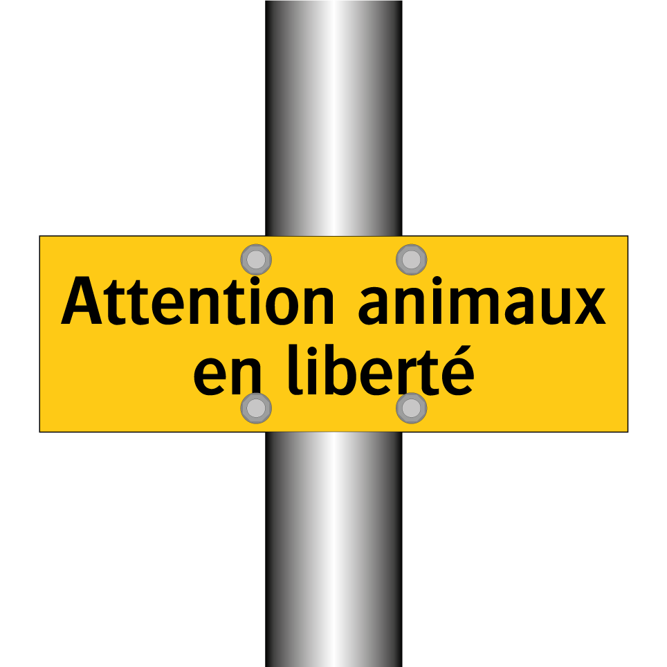Attention animaux en liberté