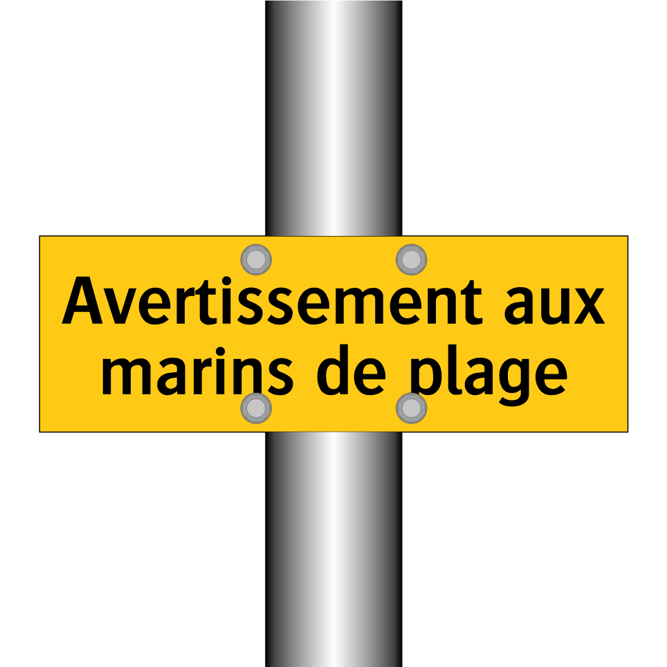 Avertissement aux marins de plage