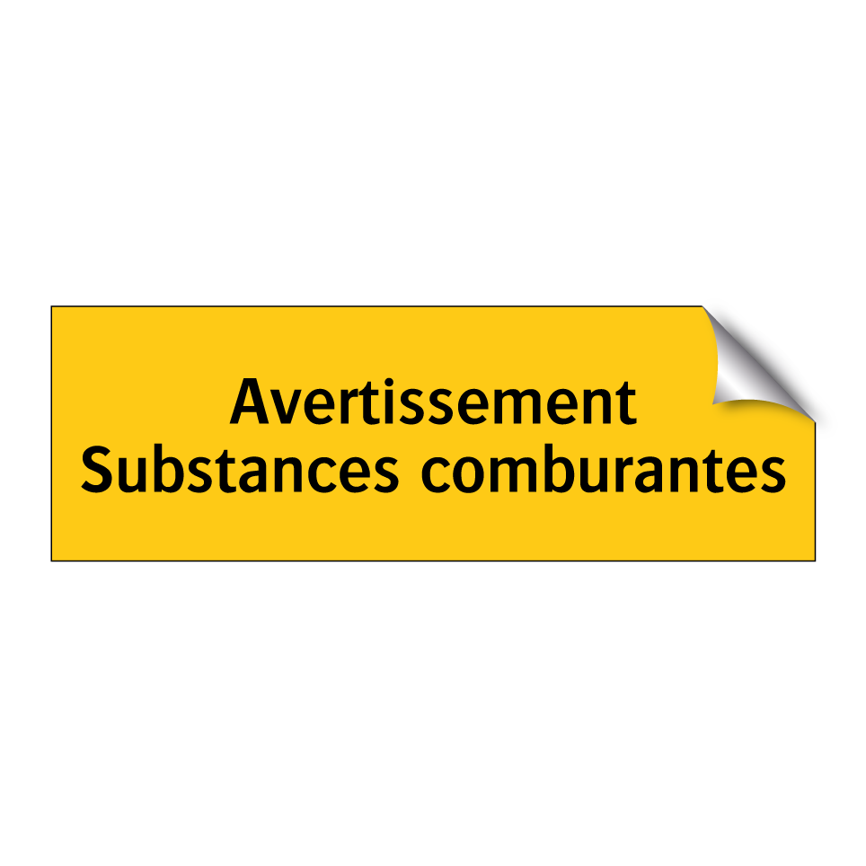 Avertissement Substances comburantes