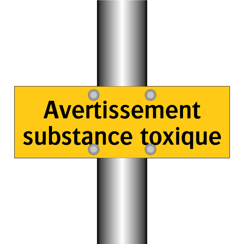 Avertissement substance toxique