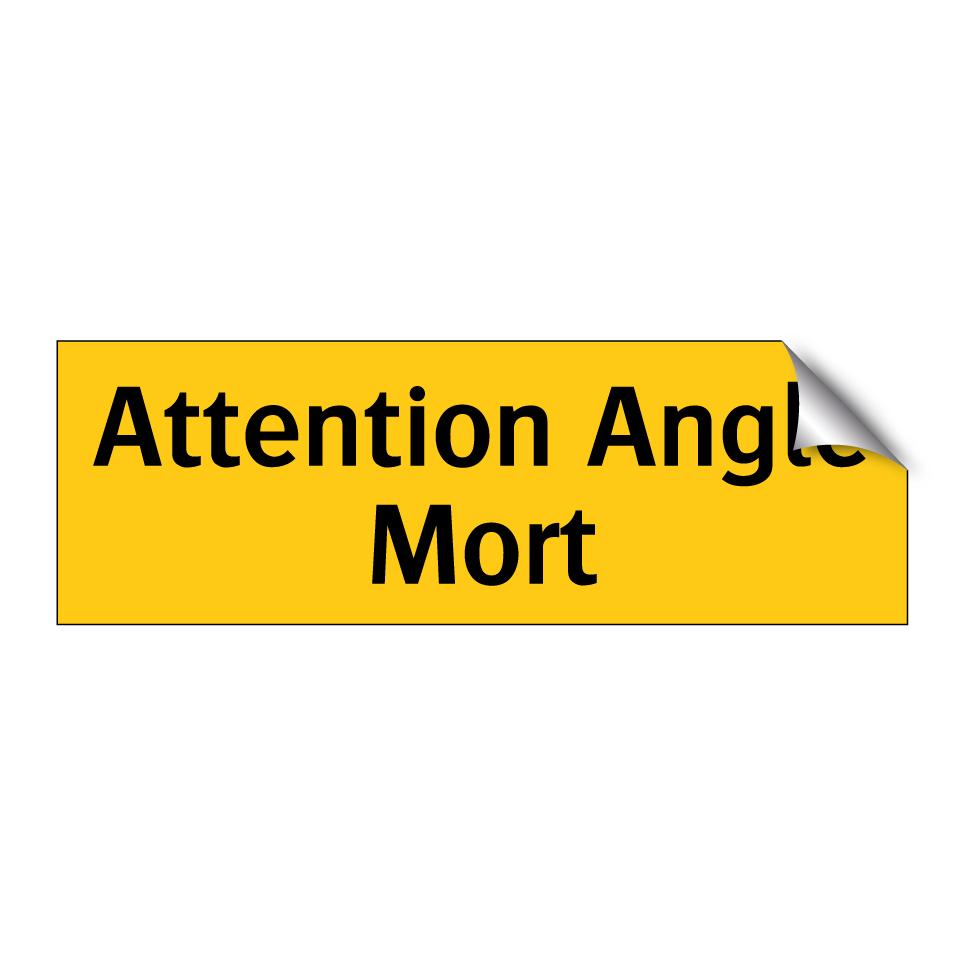 Attention Angle Mort