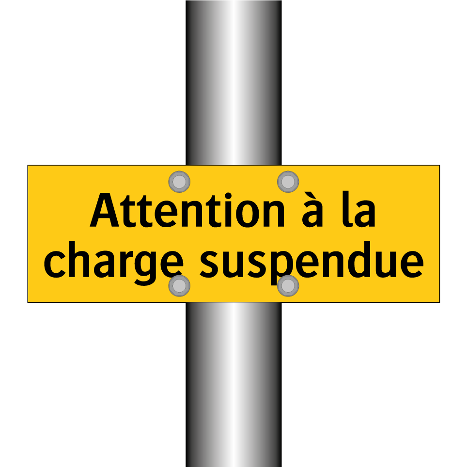Attention à la charge suspendue