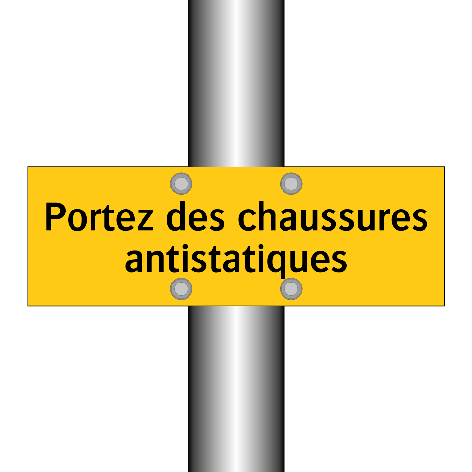Portez des chaussures antistatiques