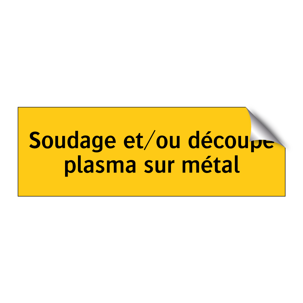 Soudage et/ou découpe plasma sur métal