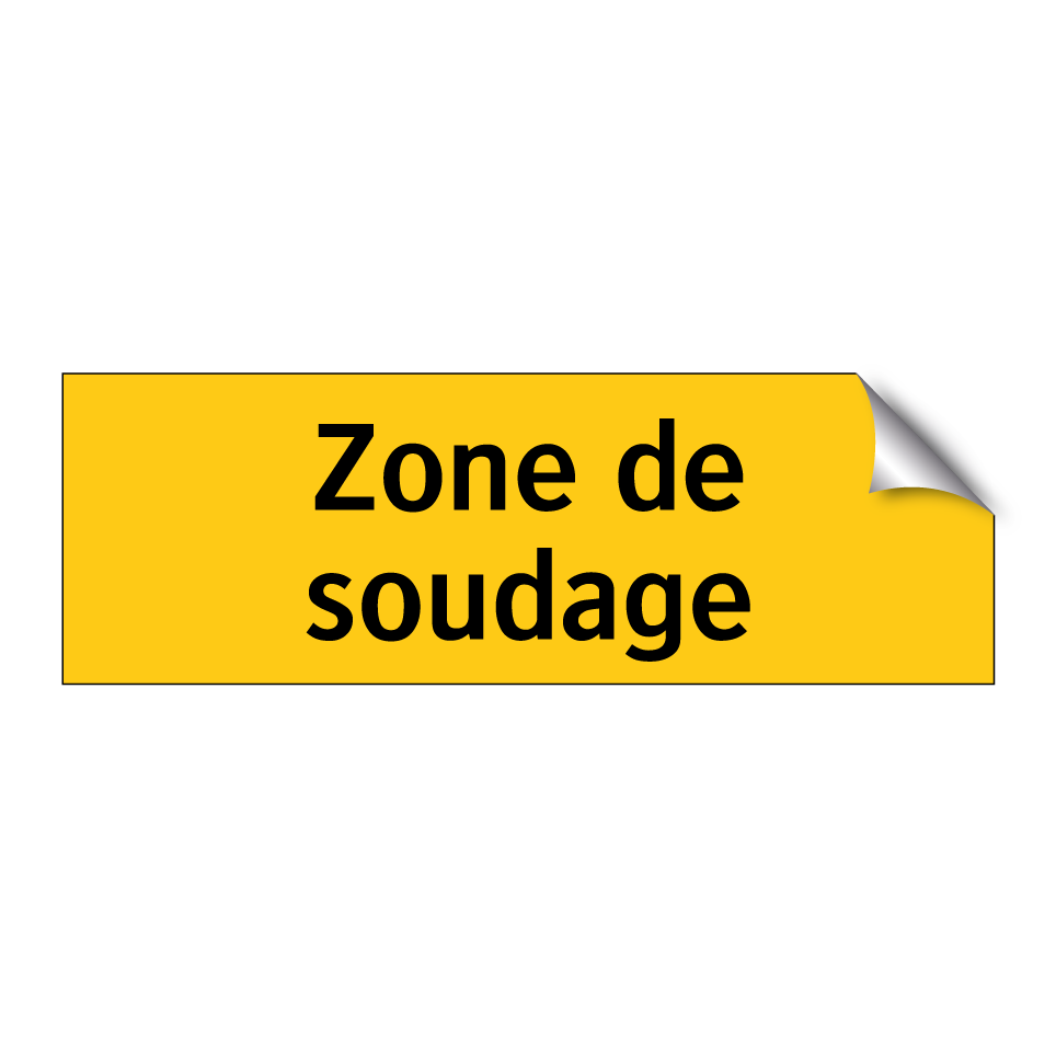 Zone de soudage