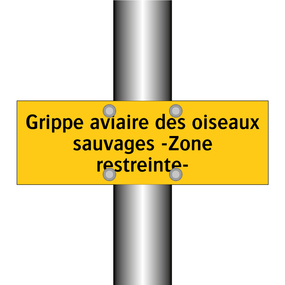 Grippe aviaire des oiseaux sauvages -Zone restreinte-